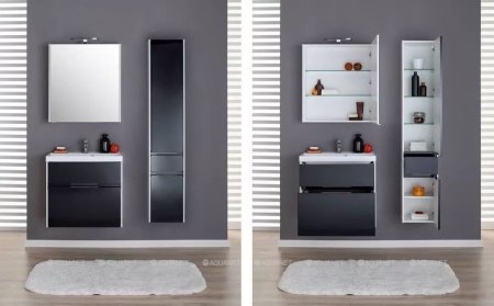 Зеркало-шкаф Aquanet Латина 70 белый 