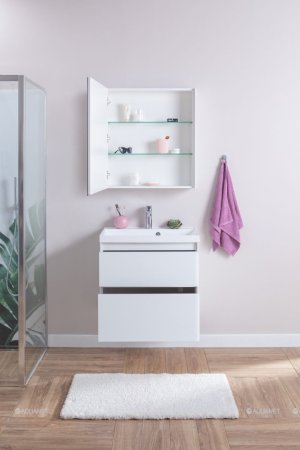 Зеркало-шкаф Aquanet Латина 70 белый 