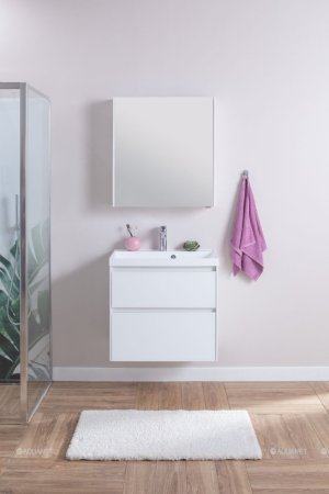 Зеркало-шкаф Aquanet Латина 70 белый 