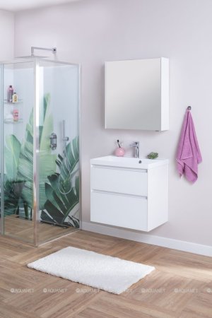 Зеркало-шкаф Aquanet Латина 70 белый 