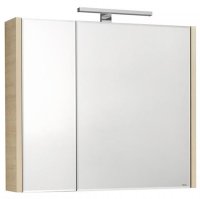 Зеркальный шкаф Roca Etna 80 857304445 с подсветкой Дуб верона