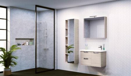 Зеркальный шкаф Roca Etna 80 857304445 с подсветкой Дуб верона 