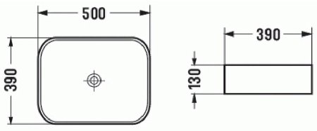 Раковина-чаша Azario 50 AZ-78109 Белая 