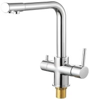 Смеситель для кухни с подключением фильтра воды D-Lin D159315-1, хром