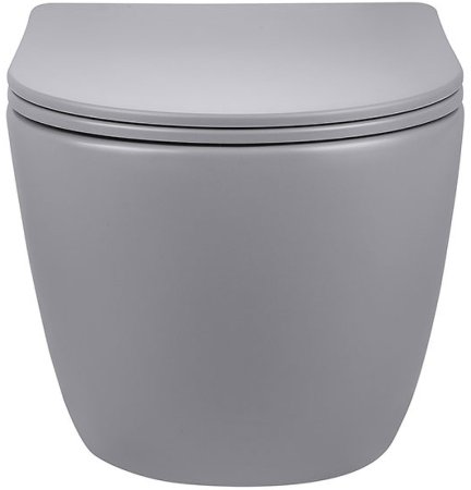 Унитаз Vincea Globo VT1-14SMG подвесной Серый матовый с сиденьем Микролифт 
