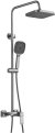 Душевая система Shevanik S9736T, оружейная сталь 