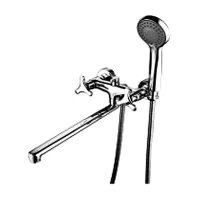 Смеситель для ванной Ganzer GZ28042 Хром