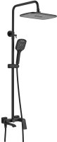Душевая система Shevanik S4136H, черный