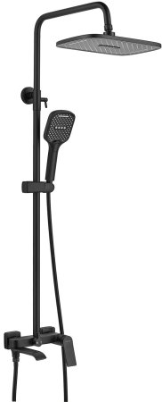 Душевая система Shevanik S4136H, черный 