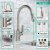 Смеситель Hansgrohe Focus M42 71820800 для кухонной мойки, сталь 