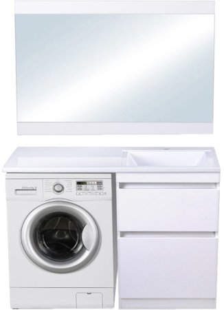 Тумба под раковину Style Line Даллас 120 СС-00000388 Белая 