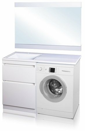 Тумба под раковину Style Line Даллас 120 СС-00000388 Белая 