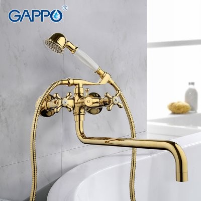 Смеситель для ванной Gappo G2263-6 Золотой 