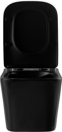 Унитаз Abber Rechteck AC1200MB подвесной Черный матовый с сиденьем Микролифт 