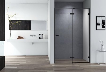 Душевая дверь в нишу Cezares Bellagio-B-12-140-C-NERO 