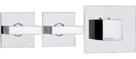 Термостат Bossini Rectangular 2 Outlets LP Z033203 для ванны с душем, хром 