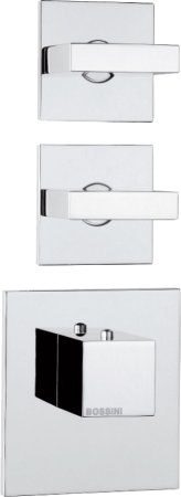 Термостат Bossini Rectangular 2 Outlets LP Z033203 для ванны с душем, хром 