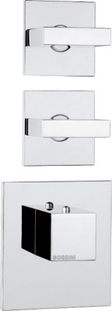 Термостат Bossini Rectangular 2 Outlets LP Z033203 для ванны с душем, хром 