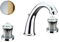 Смеситель для раковины Fiore VENERE SKY (SWAROVSKI®) 13CO0628, хром/золото