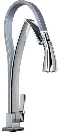 Смеситель для кухни Paini Hybrid HKCR557TKKM Хром Серый 
