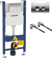 Инсталляция для унитаза Geberit Duofix Delta 458.124.21.1 3 в 1 с кнопкой смыва
