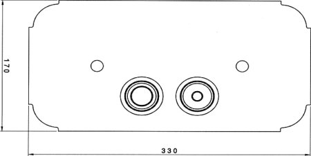 Кнопка смыва Nicolazzi Doccia 5542CR хром 