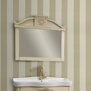 Зеркало BelBagno Primavera bianco antico 