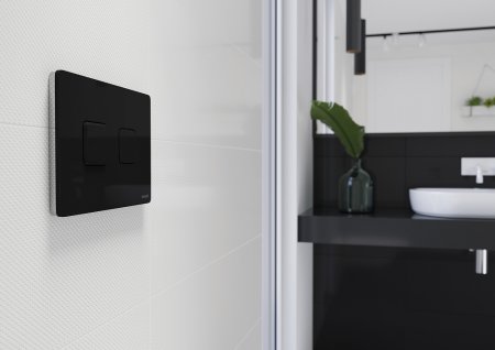 Кнопка смыва Cersanit AQUA P-BU-ACN-CIR-PN/Bl/Gl черная 