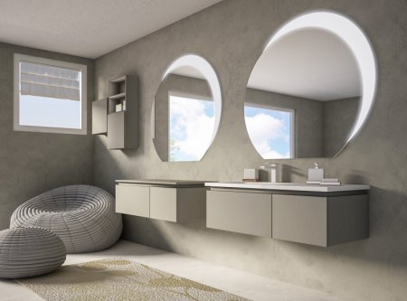 Зеркало Cezares 44773 c LED-подсветкой 108х100 