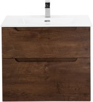 Тумба с раковиной BelBagno ETNA-H60-600-2C-SO-RW-P Rovere Moro