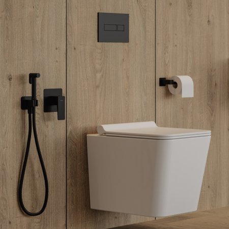 Держатель туалетной бумаги Omnires Nelson NL80510BL черный 