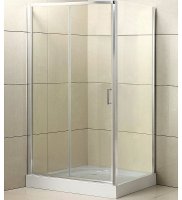 Душевой уголок BelBagno Uno 120х90 UNO-AH-1-120/90-C-Cr профиль Хром стекло прозрачное