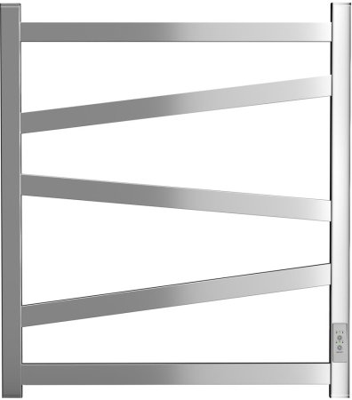 Полотенцесушитель электрический Point Феникс PN15856 П5 500x600, диммер справа, хром 