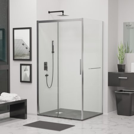 Душевой уголок RGW LE-41-1 (LE-12 + Z-060-2) 1400x800 