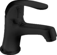 Смеситель Bravat Fit Black F1135188BM-RUS для раковины, черный