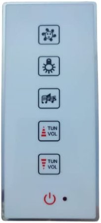 Душевая кабина Parly Bianco BN118P 118 см, высокий поддон 