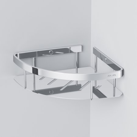 Полка корзина AM.PM Sense L A7454100 угловая Хром 