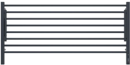 Полотенцесушитель электрический с полкой Terminus Горизонт П8 120х60 КС, черный муар 