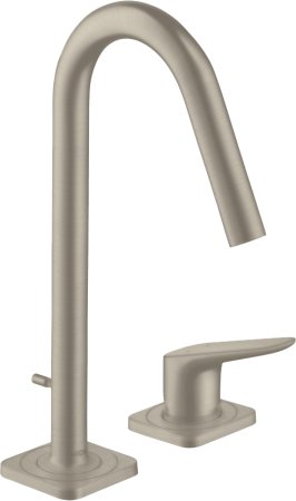 Смеситель Axor Citterio M 34132820 для раковины, шлифованный никель 