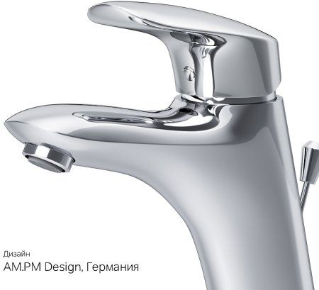 Смеситель для раковины AM.PM Bliss L F5382164 Хром 