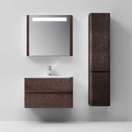 Шкаф пенал AM.PM Sensation 40 R M30CHR0406TF подвесной Табачный дуб 