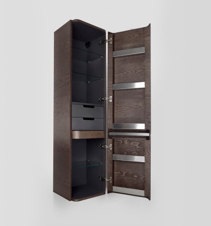 Шкаф пенал AM.PM Sensation 40 R M30CHR0406TF подвесной Табачный дуб 