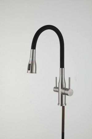 Смеситель для кухни Gappo G4399-65 Сатин Черный 