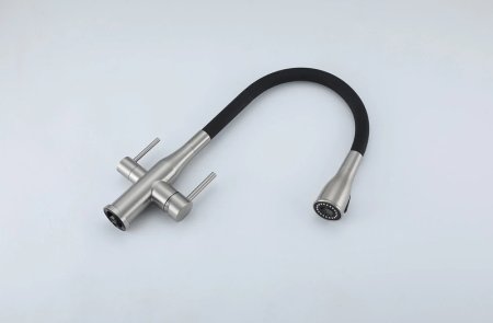 Смеситель для кухни Gappo G4399-65 Сатин Черный 