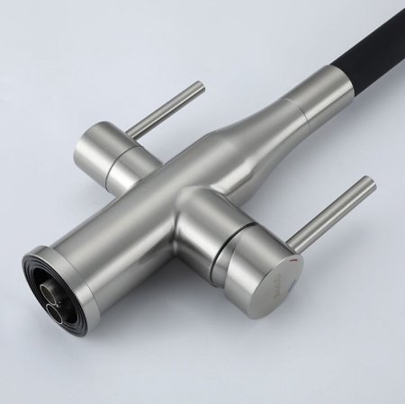 Смеситель для кухни Gappo G4399-65 Сатин Черный 