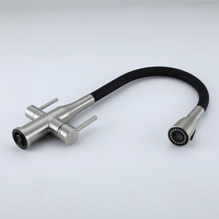 Смеситель для кухни Gappo G4399-65 Сатин Черный 