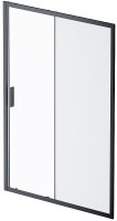 Душевая дверь AM.PM Gem 140 W90G-140-1-195BM профиль Черный матовый стекло матовое-прозрачное Душевая дверь AM.PM Gem 140 W90G-140-1-195BM профиль Черный матовый стекло матовое-прозрачное