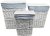 Корзина для белья WasserKRAFT Lippe WB-450-S белая, малая 