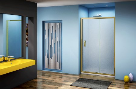 Душевая дверь в нишу Good Door Jazze WTW-130-G-BR 