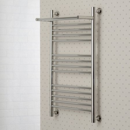 Водяной полотенцесушитель Сунержа Богема+ 1000х500 9005-0223-1050 с полкой Глубокий черный 